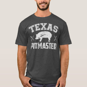 Teas Barbecue Pitmaster Pit BBQ Competition T-Shirt