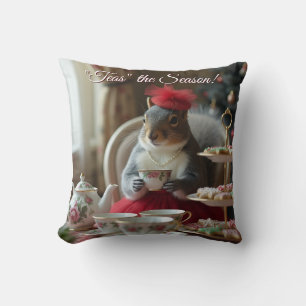 "Teas" the Season Cushion