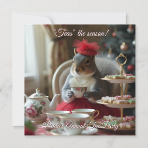 "Teas" the Season Invitation