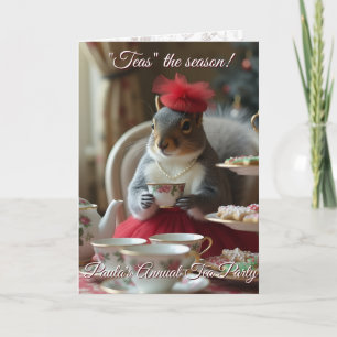 "Teas" the Season Invitation