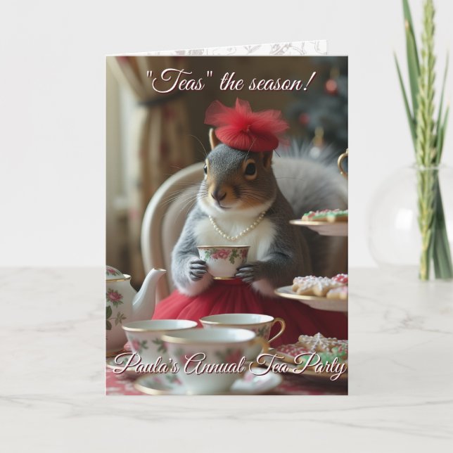 "Teas" the Season Invitation (Front)