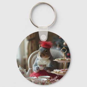 "Teas" the Season Key Ring