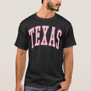 Teas Vintage Preppy Varsity Pink Sports vintage T-Shirt