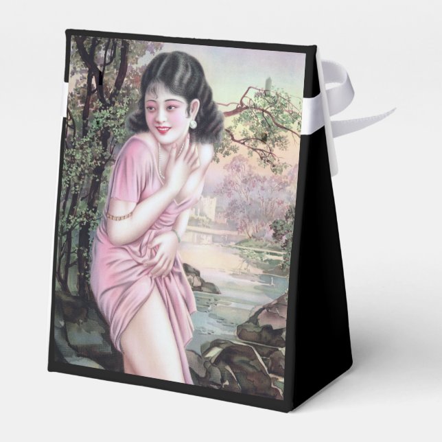 Tease in Stream Oasis by Shanghai China Girl Favour Box (Back Side)