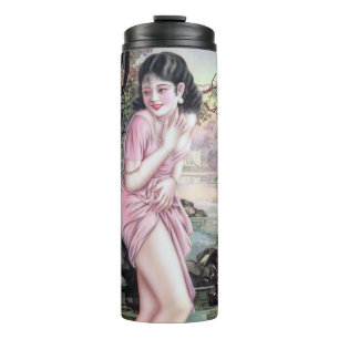 Tease in Stream Oasis by Shanghai China Girl Thermal Tumbler