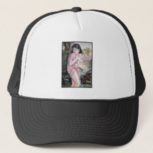 Tease in Stream Oasis by Shanghai China Girl Trucker Hat