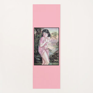 Tease in Stream Oasis by Shanghai China Girl Yoga Mat