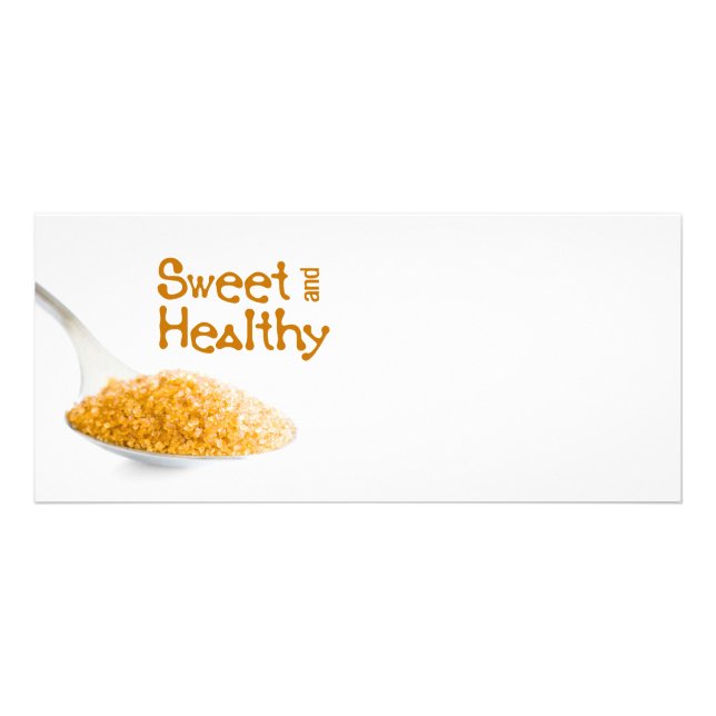 Teaspoon and brown sugar rack card (Front)