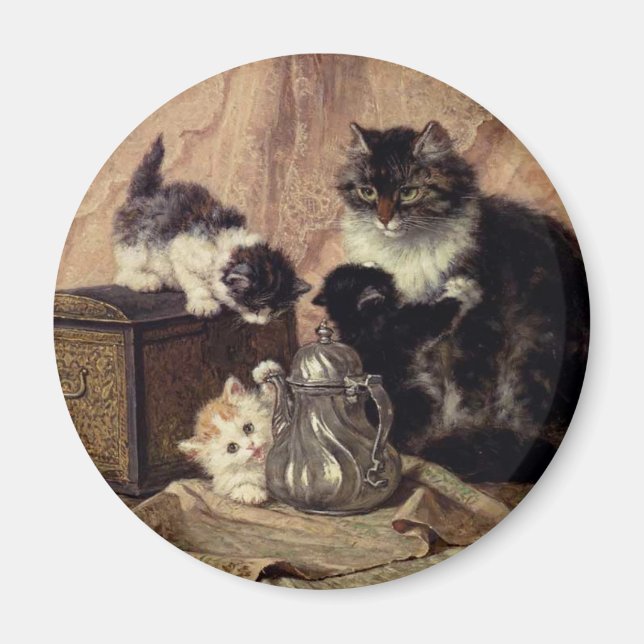 Teatime_For_Kittens Magnet (Front)