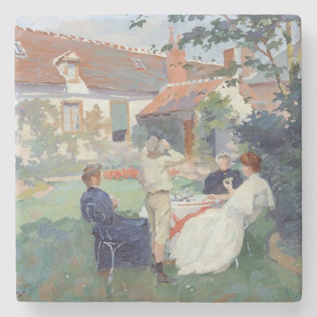 Teatime Stone Coaster (Front)