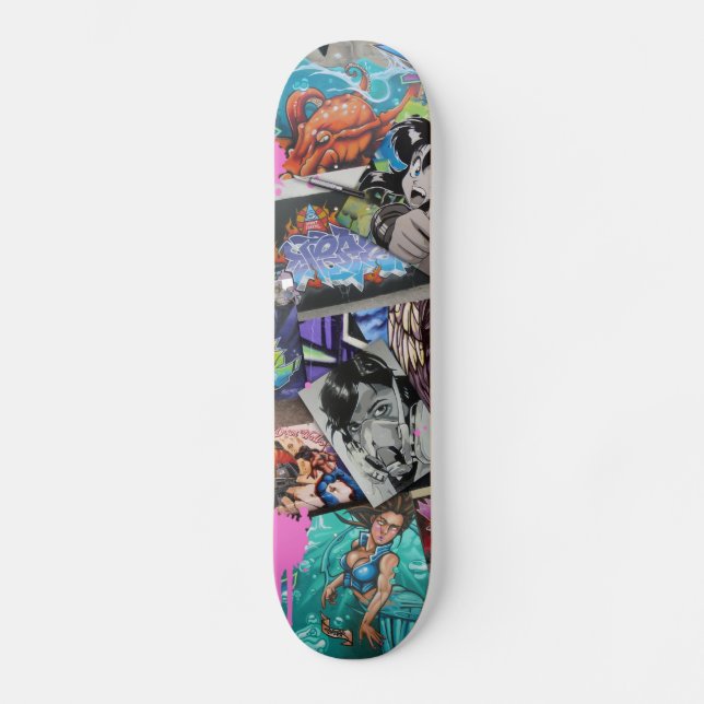teazer triptych 2 skateboard (Front)