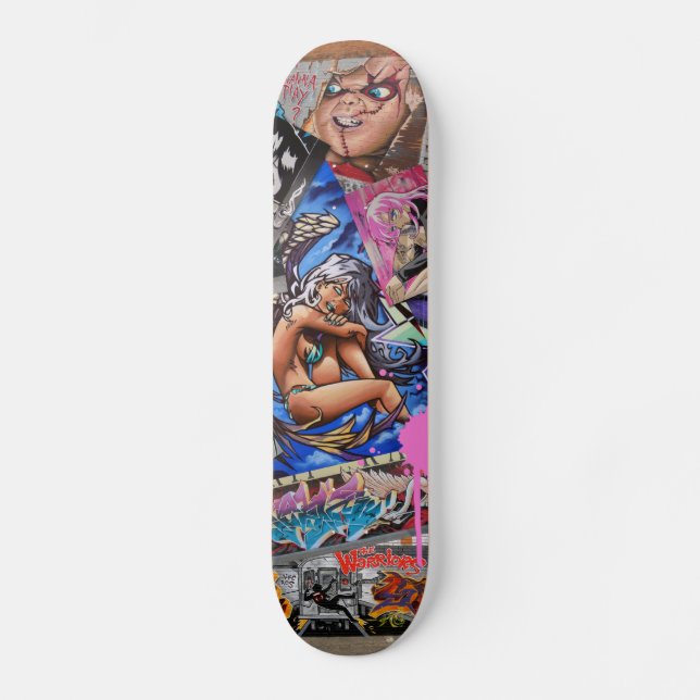 teazer triptych 3 skateboard (Front)