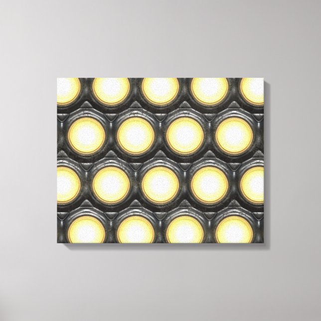 Tec Lights 1 Wrapped Canvas (Front)