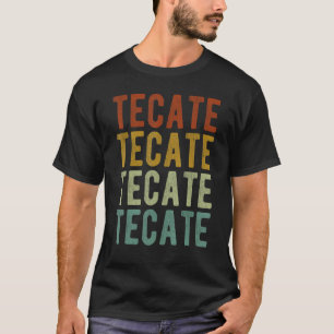 Tecate City Mexico Retro T-Shirt