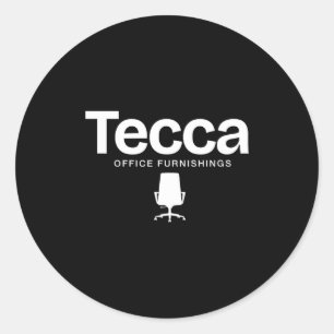 Tecca Office Furnishings Classic Round Sticker