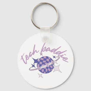 Tech Baddie (Variation 2) Keychain