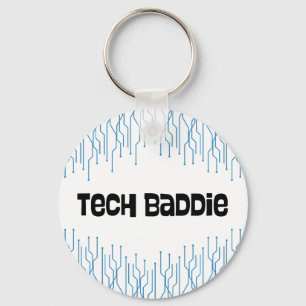 tech baddie variation 8 keychain