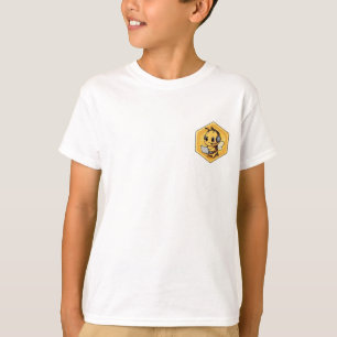 Tech Bee Coding with Headphones Kids T-Shirt