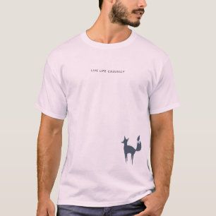 Tech Casual Luxury Fox Peacoat  T-Shirt