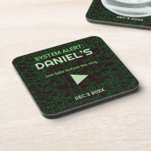 Tech Code Party Drink Coaster