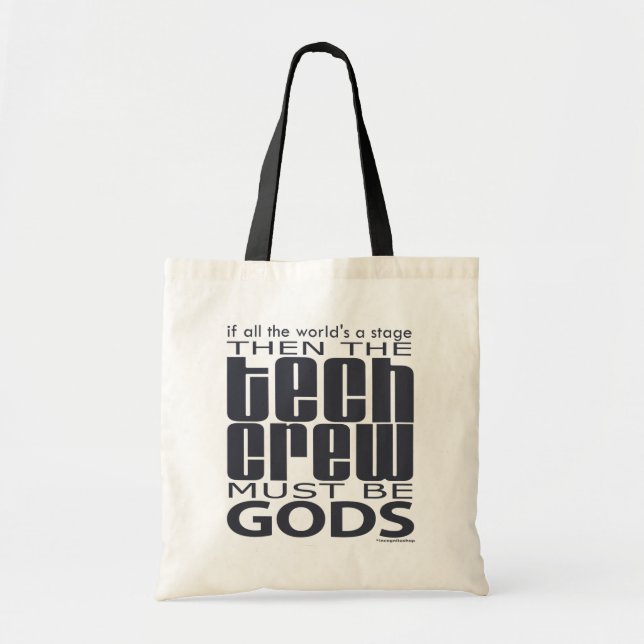 Tech Crew Gods Tote Bag (Front)