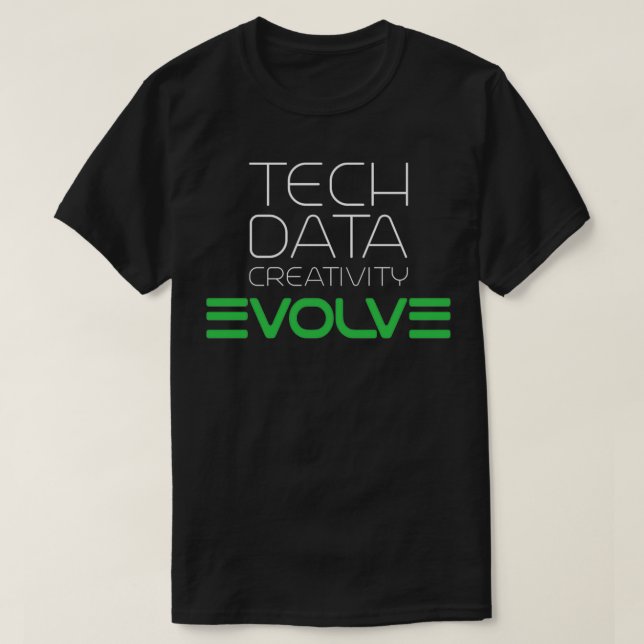 Tech Data Creativity Evolve Electric T-Shirt (Design Front)