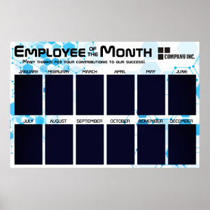 tech employee of the month display for 4x6 photos poster