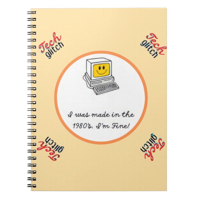 Tech Gltch Notebook (Front)