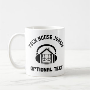 Tech House Music Junkie Custom (Light) Coffee Mug