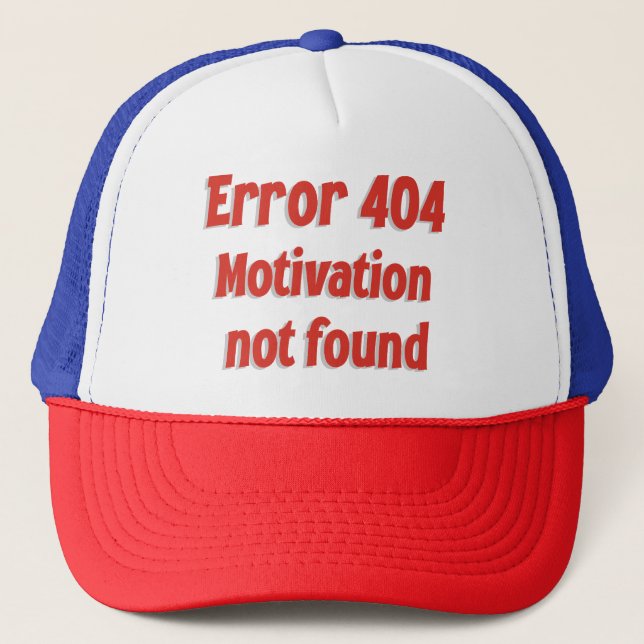 Tech Humor Trucker Hat (Front)