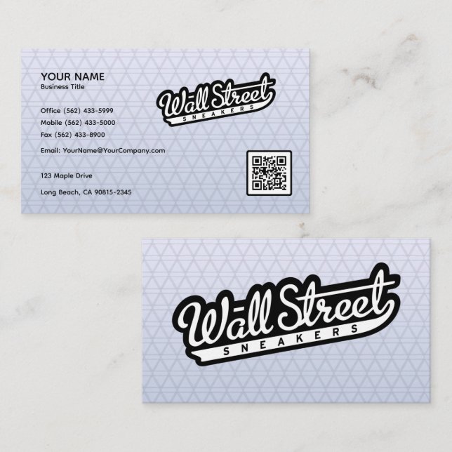 Tech-Inspired Hexagon Business Card Background (Front/Back)