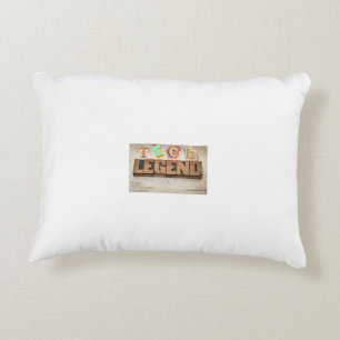 Tech Legend for Programmers & Problem Solvers Decorative Cushion