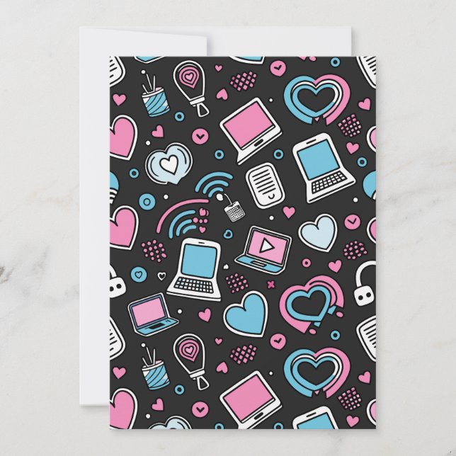 Tech Love Connection Invitation (Front)