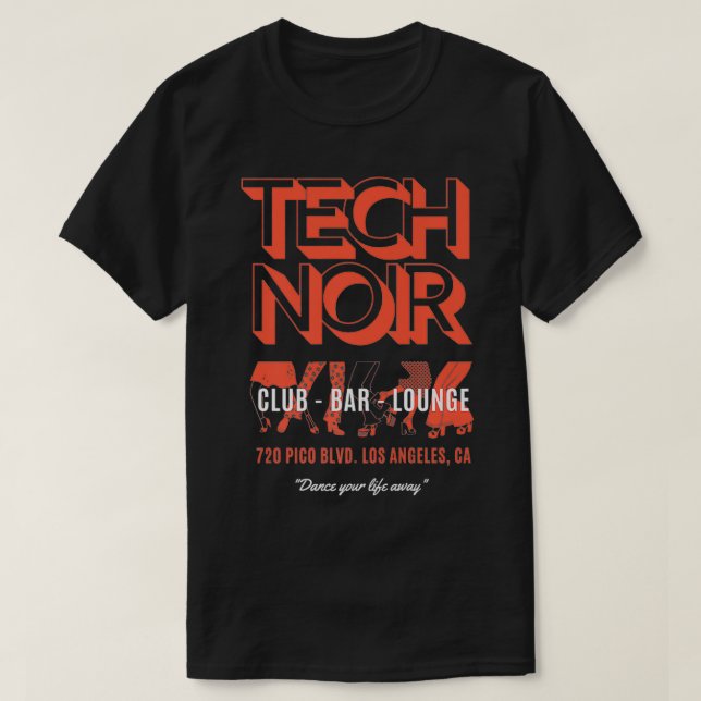Tech Noir 80's Movie  Premium  T-Shirt (Design Front)