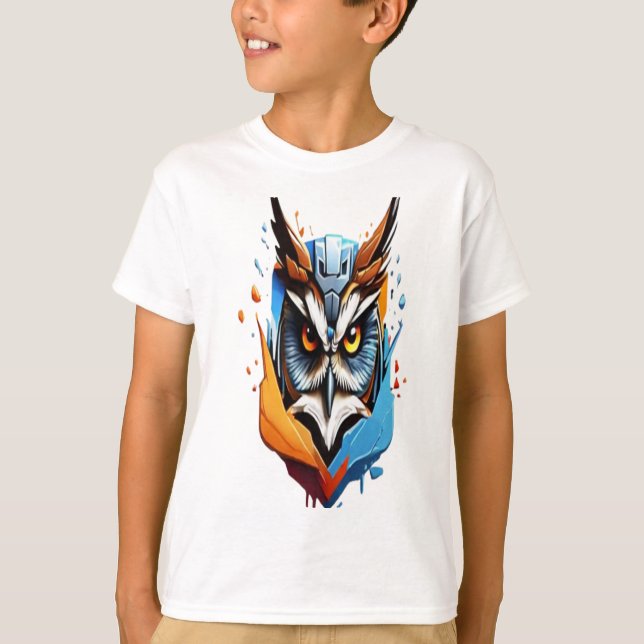 Tech Owl Adventures: Gear Up in Style! T-Shirt (Front)