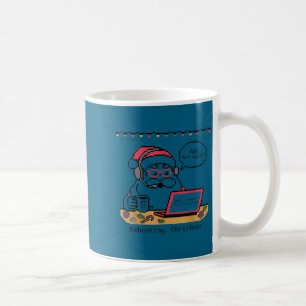 Tech Rebooting Humor s Santa Support Coffee Mug