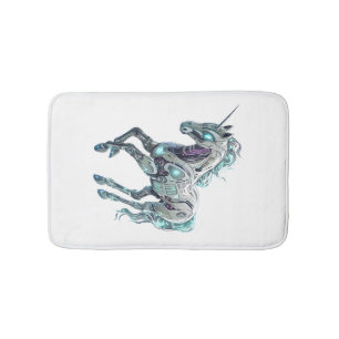 Tech Robot Unicorn Bath Mat