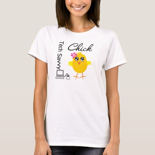 Tech Savvy Chick T-Shirt (Front)