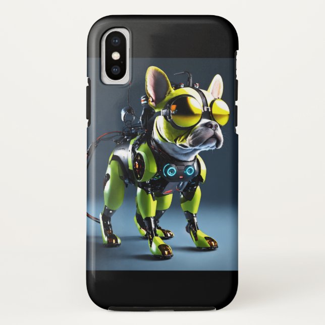 Tech-Savvy Robotic Dog Print  Case-Mate iPhone Case (Back)