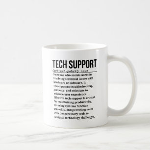 Tech support coffee mug