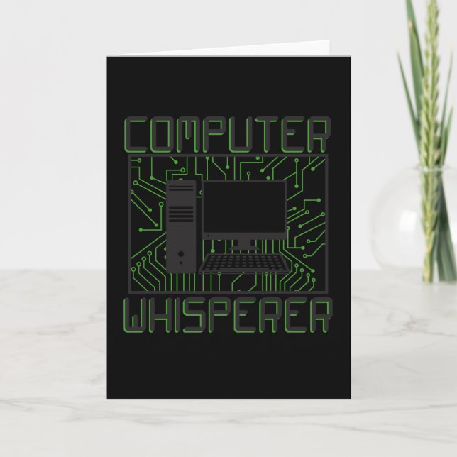 Tech Support Computer Whisperer Card (Front)