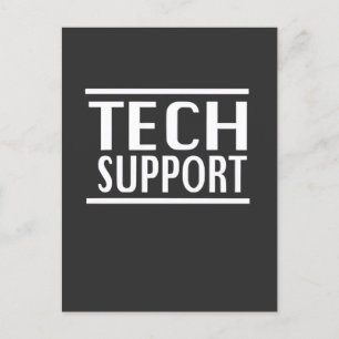 Tech Support Doge Goverment Trump Humour  Holiday Postcard