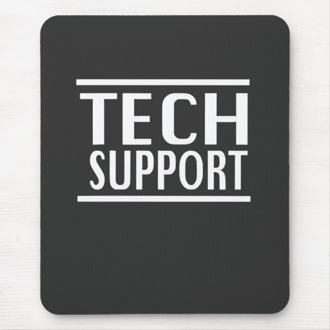 Tech Support Doge Goverment Trump Humour  Mouse Mat (Front)
