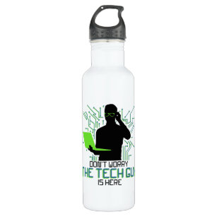 Tech Support Dont Worry The Tech Guy Is 710 Ml Water Bottle