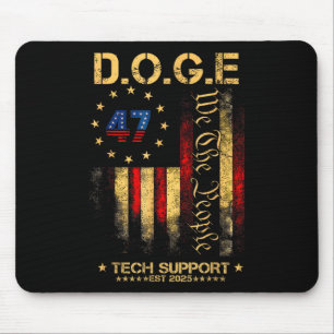 Tech Support Elon Doge  Mouse Mat