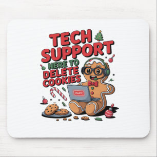 Tech Support Im Here To Delete Your Cookies Christ Mouse Mat