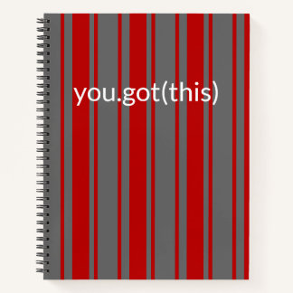 Tech Support in Scarlet & Grey Notebook