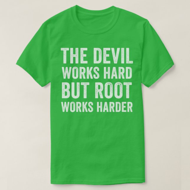 Tech Support IT Computer Nerd Funny Root Linux for T-Shirt (Design Front)