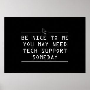 Tech Support Someday Poster
