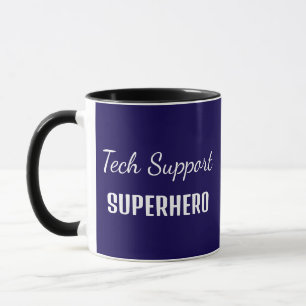 Tech Support Superhero Computer Engineer Humour Mug